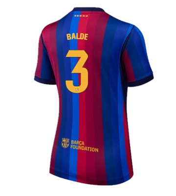 Barcelona Alejandro Balde #3 Hjemmebanetrøje Dame 2026-27 Kortærmet Barcelona Alejandro Balde #3 Hjemmebanetrøje Dame 2026-27 Kortærmet